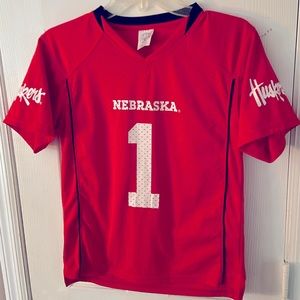 Nebraska Husker Football Jersey - Youth M 8/10
